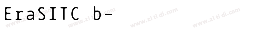 EraSITC b字体转换